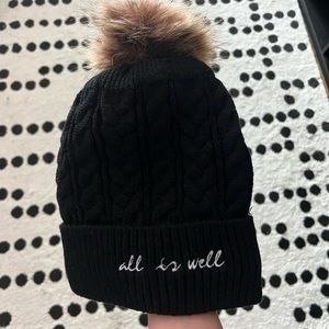 Black beanie